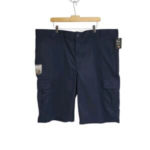 Dickies Flex Navy Blue Relaxed Fit 13" Cargo Shorts Size 44 NWT